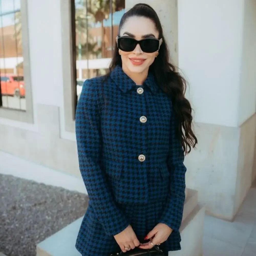 BLOGGER FAVE!!! ZARA Houndstooth Blazer - Picture 10 of 16